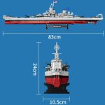 MISINI M6320 Military Series World War II Battleship Building Kit, 2228 Pieces USS Missouri Battleship, Toy Gift Ship Building Block Set for Adult Collection(Iowa-Class Warship) - Image 9