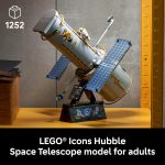 LEGO Icons Hubble Space Telescope 11382 | Building Sets for Adults, Ages 18+, Space Model Decor, Home Office or Book Shelf Display, 1252 pieces, Gift Idea - Image 3