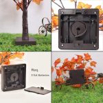 Artificial Fall Lighted Maple Tree 24 LED Thanksgiving Decorations Table Lights Battery Operated for Wedding Party Gifts Indoor Outdoor Autumn Harvest Home Decor - Image 4