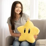 Club Mocchi Mocchi- Super Mario Plush - Super Star Plushie - Squishy Collectible Mario Toys and Plushies - 15 inch - Image 4