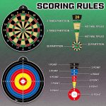 Dart Board - 12pcs Magnetic Darts - Excellent Indoor Game and Party Games | Gifts for 5 6 7 8 9 10 11 12 Year Old Boy Kids - Image 7