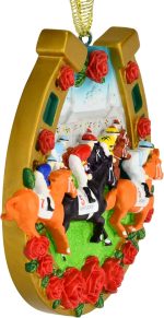 Tree Buddees x Kentucky Derby Official Limited Edition Christmas Ornament - Churchill Downs Horse Racing Collectible (Derby Horseshoe) - Image 5