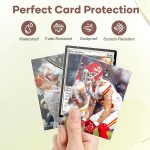 Mlikero 100 Count Card Sleeves, Clear Soft Trading Card Sleeves, Polypropylene (PP), Fit for MTG, TCG, Baseball, Football, Game Cards - Image 4