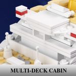 NETEHU Titanic Boat Model Building Blocks Set, 1465 Pieces Mini Bricks Cruise Ship Model，DIY Educational Titanic Toys for Alone At Home - Image 8