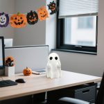 Halloween Ghost Figurine - Spooky Resin Ghost Statue, Funny Cute Ghost Ornaments for Halloween Decorations, Porch and Indoor Home Office Desk Decor, Christmas,New Year’s Gifts - Image 3