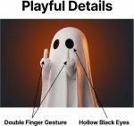 Halloween Ghost Figurine - Spooky Resin Ghost Statue, Funny Cute Ghost Ornaments for Halloween Decorations, Porch and Indoor Home Office Desk Decor, Christmas,New Year’s Gifts - Image 6