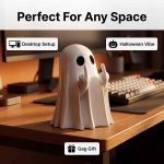 Halloween Ghost Figurine - Spooky Resin Ghost Statue, Funny Cute Ghost Ornaments for Halloween Decorations, Porch and Indoor Home Office Desk Decor, Christmas,New Year’s Gifts - Image 7