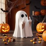 Halloween Ghost Figurine - Spooky Resin Ghost Statue, Funny Cute Ghost Ornaments for Halloween Decorations, Porch and Indoor Home Office Desk Decor, Christmas,New Year’s Gifts - Image 8