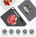 WK Flexible Plastic Cutting Boards Mats for Kitchen, Flexible Non Slip Cutting Mat, Thin Cutting Sheets, BPA Free, Dishwasher Safe, Multi Sizes - Image 6