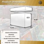 Max Protection Comic Book Storage Short Boxes - 3-Pack | 200 lb Test Corrugated Cardboard, Double-Reinforced, Tool-Free Assembly, Holds 150-175 Silver Age/Modern Comics, Made in USA - Image 4
