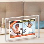 Acrylic Card Frame, Magnetic Trading Card Display Frames Desktop Display - 2 Sets Clear - Image 7