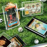 Acrylic Card Frame, Magnetic Trading Card Display Frames Desktop Display - 2 Sets Clear - Image 8