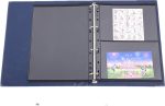 MUDOR Stamp Pages for Stamp Collection Album Binder Book, 10 Sheet 2 Row | 2 Pocket Stamp Sleeves for Collectors ,Stamp Collecting Sheets Supplies,Professional Pack - Image 8