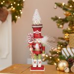 Kurt Adler 13.5-Inch Hollywood™ Candy Soldier Nutcracker | Free-Standing Collectible Holiday Decoration - Image 3