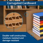PIT66 5 Pcs Comic Book Storage Boxes, Holds 150-175 Comics Each, | Collapsible, Stackable, Moistureproof, White, 15.83"L x 11.42"W x 7.87"H - Image 5