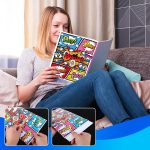 YixangDD 100 Pack Current Comic Book Bags and Boards, 6.87" x 10.5" | Clear Comic Book Sleeves, Acid-Free Thick Comic Backing Boards for Collectible Book Storage - Image 8