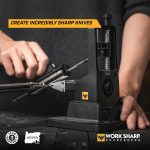 Work Sharp Precision Adjust Elite Knife Sharpener - Fixed Angle Sharpening System for Kitchen & Pocket Knives - Professional Guided Knife Sharpening Tool - Image 6