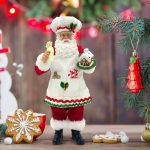 11-Inch Cooking Chef Santa with Gingerbread House Statue | Christmas Decoration, Ornament, Xmas Gift, Figurine - Image 5