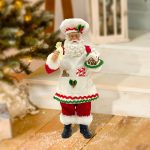 11-Inch Cooking Chef Santa with Gingerbread House Statue | Christmas Decoration, Ornament, Xmas Gift, Figurine - Image 8