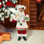 11-Inch Cooking Chef Santa with Gingerbread House Statue | Christmas Decoration, Ornament, Xmas Gift, Figurine - Image 9