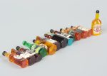 40pcs Miniature Mini Fake Beer Bottles Toys, Mixed Wine Drinks Decoration Beer Glass Model, Beer Can Beer Bottle Models for Fairy Garden Pub Bar Dolls House Tableware Decoration - Image 9