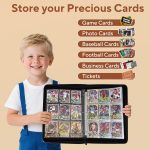 Baseball Card Binder 9 Pocket, 1080 Pockets Trading Card Binder with Zipper, Portable Collector Card Album Storage Organizer for Sports Cards, Game Cards, Gifts for Kids - Image 3