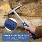 ESTWING 22 oz Rock Pick, Forged Steel Hammer, Shock Reduction Grip | Made in USA, Top Choice Of Geologists, Square Face & Pointed Tip, Forged In One Piece, Patented Shock Reduction Grip - Image 3