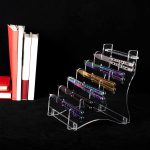 Knife Display Stand,Acrylic Desktop Knife Holder Holds 6 Knives for Hunting Knife,Dagger,Pocket Knife Display(Transparent Pack of 2) - Image 4