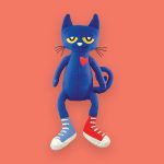 MerryMakers Pete the Cat Plush Doll, 14.5-Inch , Blue - Image 3