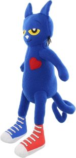 MerryMakers Pete the Cat Plush Doll, 14.5-Inch , Blue - Image 4