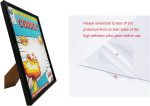 Comic Book Frame, Black, 8 Pack, 6 3/4" x10 1/4" | Partial UV protection, compatible with standard comics. Spring clips support thicker comics for wall & tabletop display. - Image 4