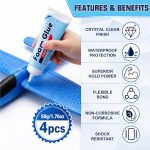 4 Pack Foam Glue with Extension Tip Foam Glue Adhesive Quick Drying Waterproof for Various Materials Plastic Balsa Wood for Aircraft Model DIY Crafts Rc Modeling Enthusiasts 1.7 oz - Image 3