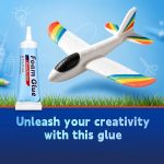4 Pack Foam Glue with Extension Tip Foam Glue Adhesive Quick Drying Waterproof for Various Materials Plastic Balsa Wood for Aircraft Model DIY Crafts Rc Modeling Enthusiasts 1.7 oz - Image 5
