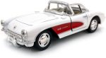 KiNSMART - 1957 Chevy Corvette 1:34 Scale 5" Die Cast Metal Model Classic Car Toy - Image 3