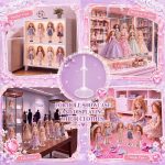 100 Pcs Acrylic Doll Stand Display Holder Ideal Support for Dolls Action Figure Stand with Adjustable Waist Clip for 9, 10, 11 Inch Tall (Transparent) - Image 5
