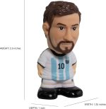 Maccabi Art Sportzies Lionel Messi Argentina National Team Action Figure, 2.5" Tall - Image 3