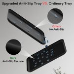 Anti-Slip Jigsaw Puzzle Sorting Trays – 6 Mixed (Black & White) Stackable Sorting Trays, Durable Plastic Organizer for Big Puzzles up to 1000 Pieces - Image 3