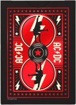 Bicycle ACDC Playing Cards, Features Iconic ACDC Song Titles and Band Designs, Red and Black, 1 Deck - Image 3