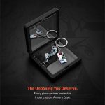 Demon Slayer Gifts, Anime Keychains with Sword & Charm Plate, Gift-Ready Packaging with Protective Case - Image 3