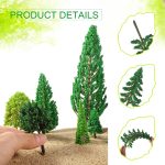 Skylety 35 Pcs Miniature Model Trees,Mixed Green,Multiple Tree - Image 5
