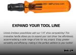 MIP Quick 1/4" Change Handle Drive Bits Tool for RC Car Repairs - Image 4