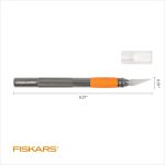 Fiskars 6" Detail Craft Knife, Exacto Hobby Utility Knife, Durable Aluminum - Image 6