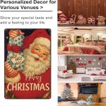 Retro Vintage Christmas Metal Sign 8X12inch-Classic Holiday Motif Tin Wall Art for Collectors - Image 4