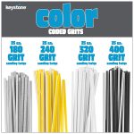 Fine Sanding Twig Assortment Pack with Color Coded Abrasive Grits - Image 4