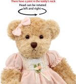 oits cute 2-Pack Teddy Bear,Cute Stuffed Animal,Couple Gift Soft Plush Toy 11inch (Vintage Dress) - Image 7