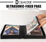 D DACCKIT Comic Binder，Comic Book Album with Sleeves Fits Regular Comics and Comic Bagged and Boarded - Comic Storage Binder Holds 24 Comic Books（Model A，Classic Black） - Image 6