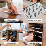 Miniature Carrying Case for Collectibles | Miniature Storage & Display Case for Figurines | Figure Model Holder & Transport Box | Also for Action Figures - Image 7