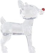 Old World Christmas Rudolph Crystal Figurine, Festive Christmas Decoration for Home Display - Image 3