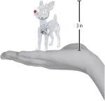 Old World Christmas Rudolph Crystal Figurine, Festive Christmas Decoration for Home Display - Image 4