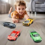 1/64 Die Cast Metal Toy Cars Open Doors Mini Pull Back Cars 4 Pack | Moving Parts, Realistic Interior, Kids Toddlers Adults Gift, Racing Sports Vehicles for Home Travel Collecting - Image 8